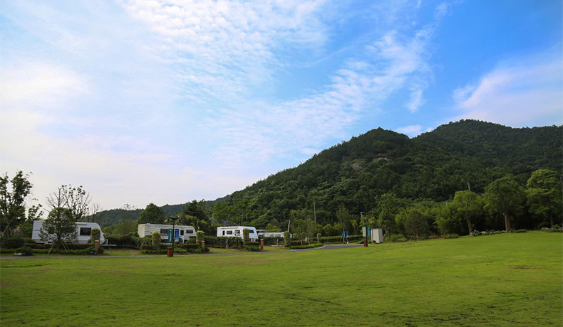 指印水电桩——宁波上水国际房车度假基地补给水电